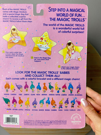 1991 Applause Magic Trolls Babies MOC
