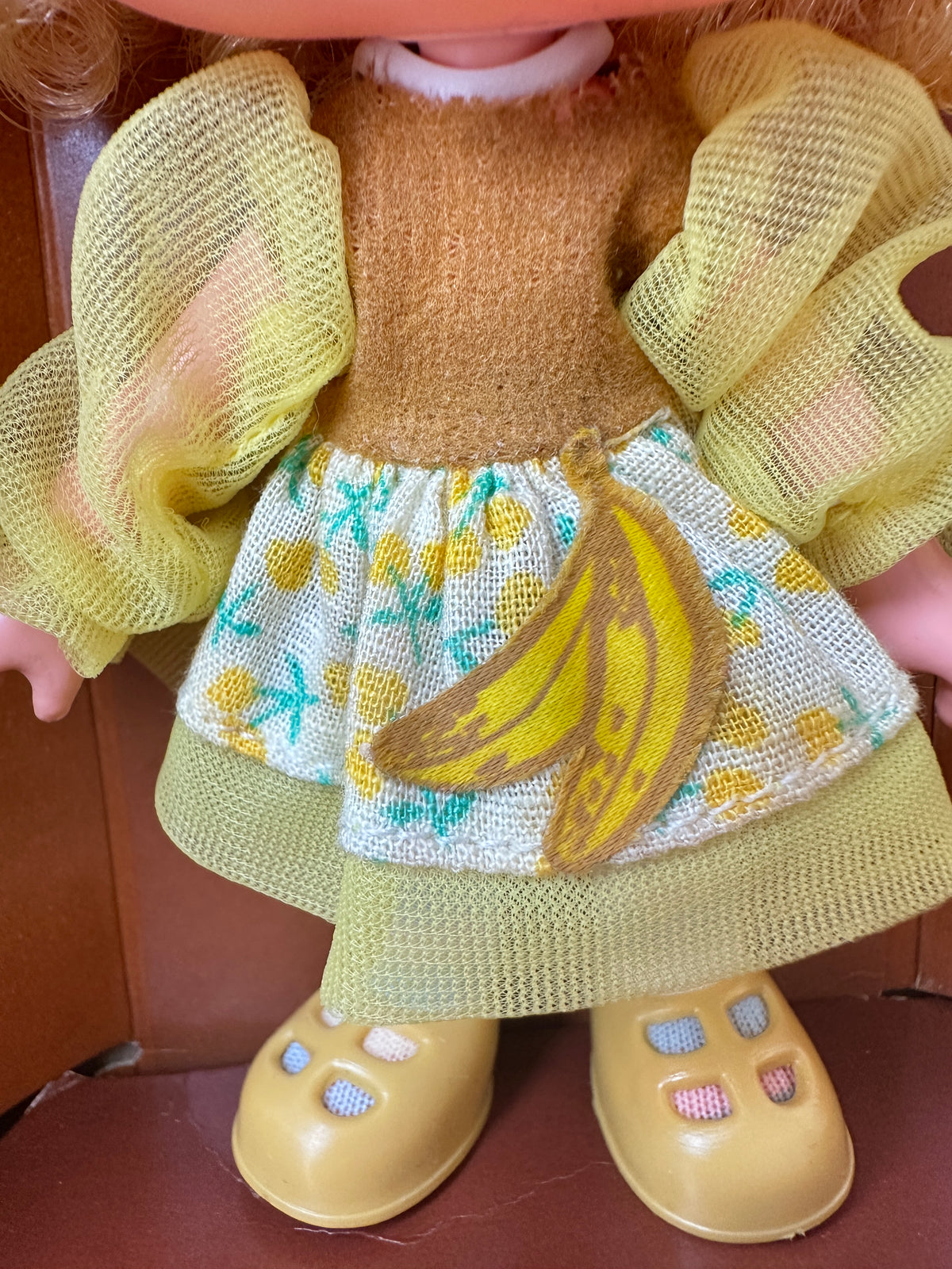 1980s Kenner Strawberry Shortcake Colecao Moranguinho Brazil Bananinha Doll MIB *Berry Vault*