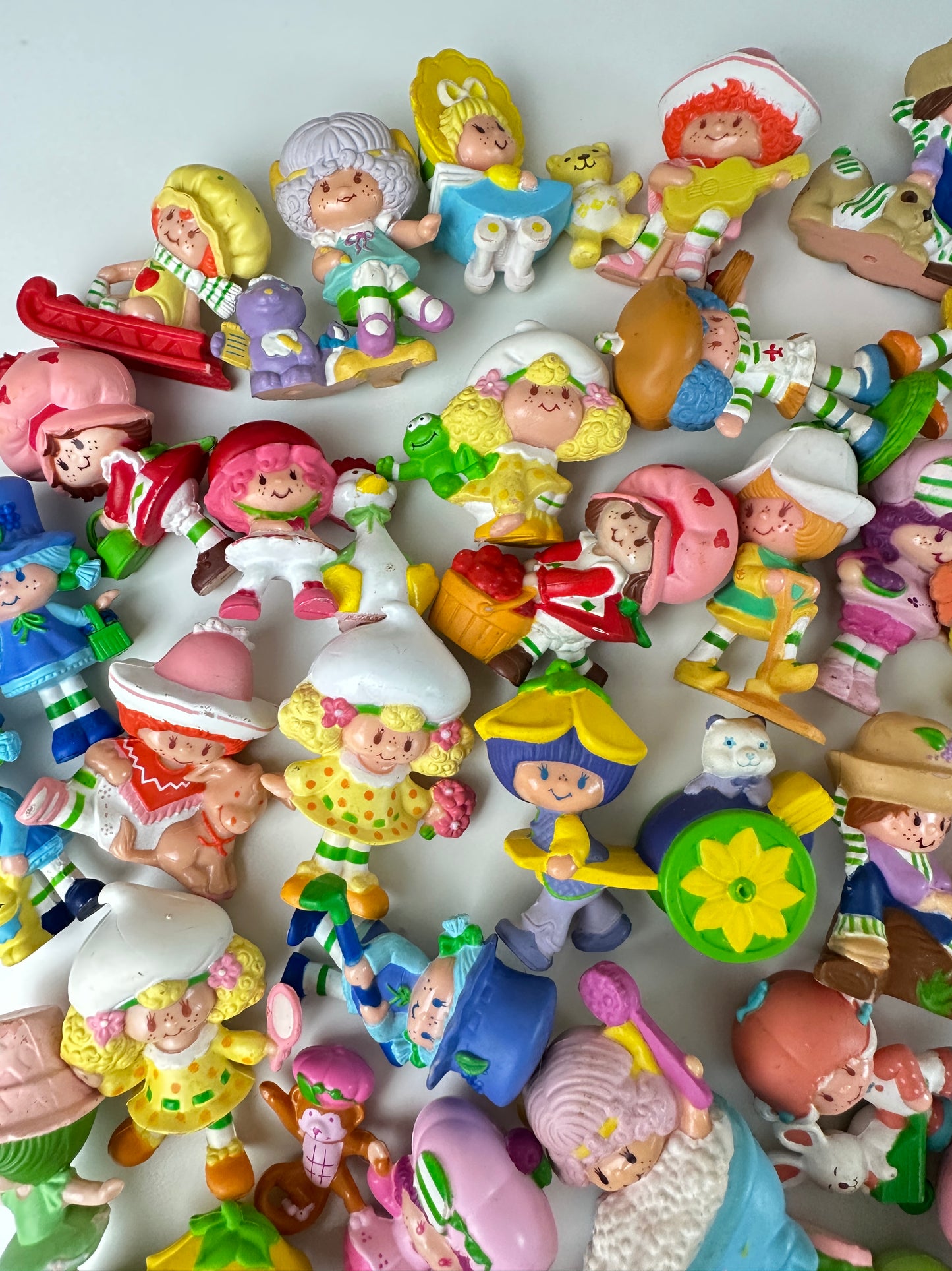 1980s Kenner Strawberry Shortcake Strawberryland Miniatures PVC Figures [Sold Separately]