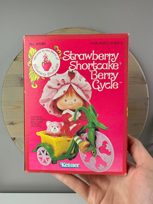 1980s Kenner Strawberry Shortcake Berry Cycle NRFB Factory Sealed