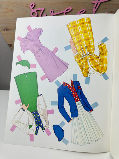 1981 Whitman Trixie Belden Paperdoll Book Unused