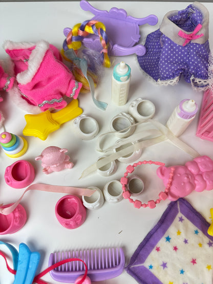 1980s Hasbro My Little Pony G1 Accessories Lot with Baby Glory