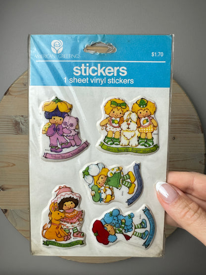 1980s AGC Strawberry Shortcake Puffy Stickers #1