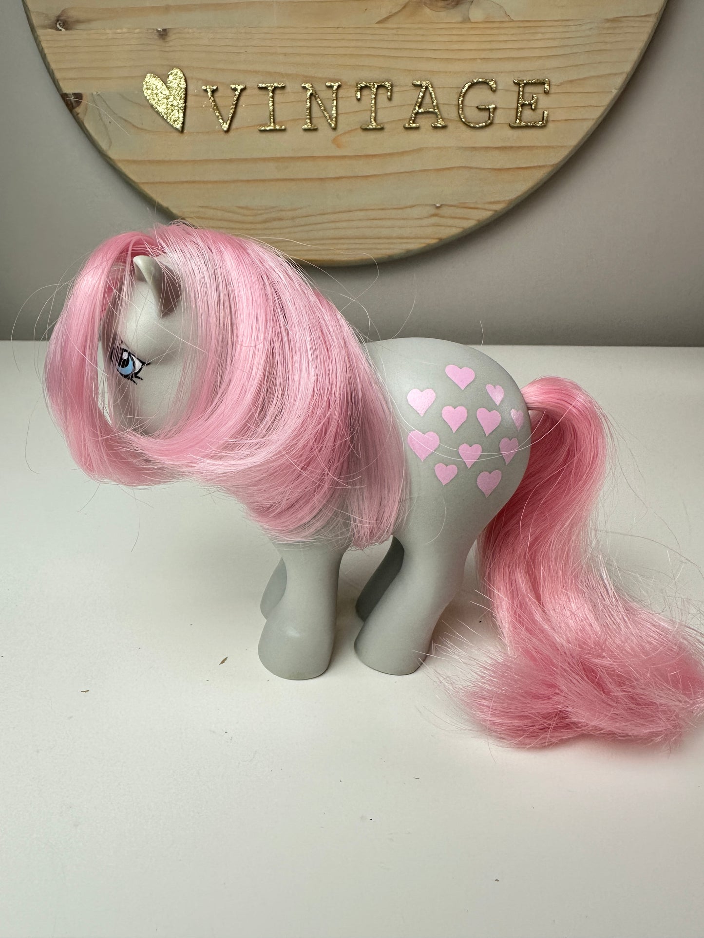 1980s Hasbro My Little Pony Concave Foot Snuzzle