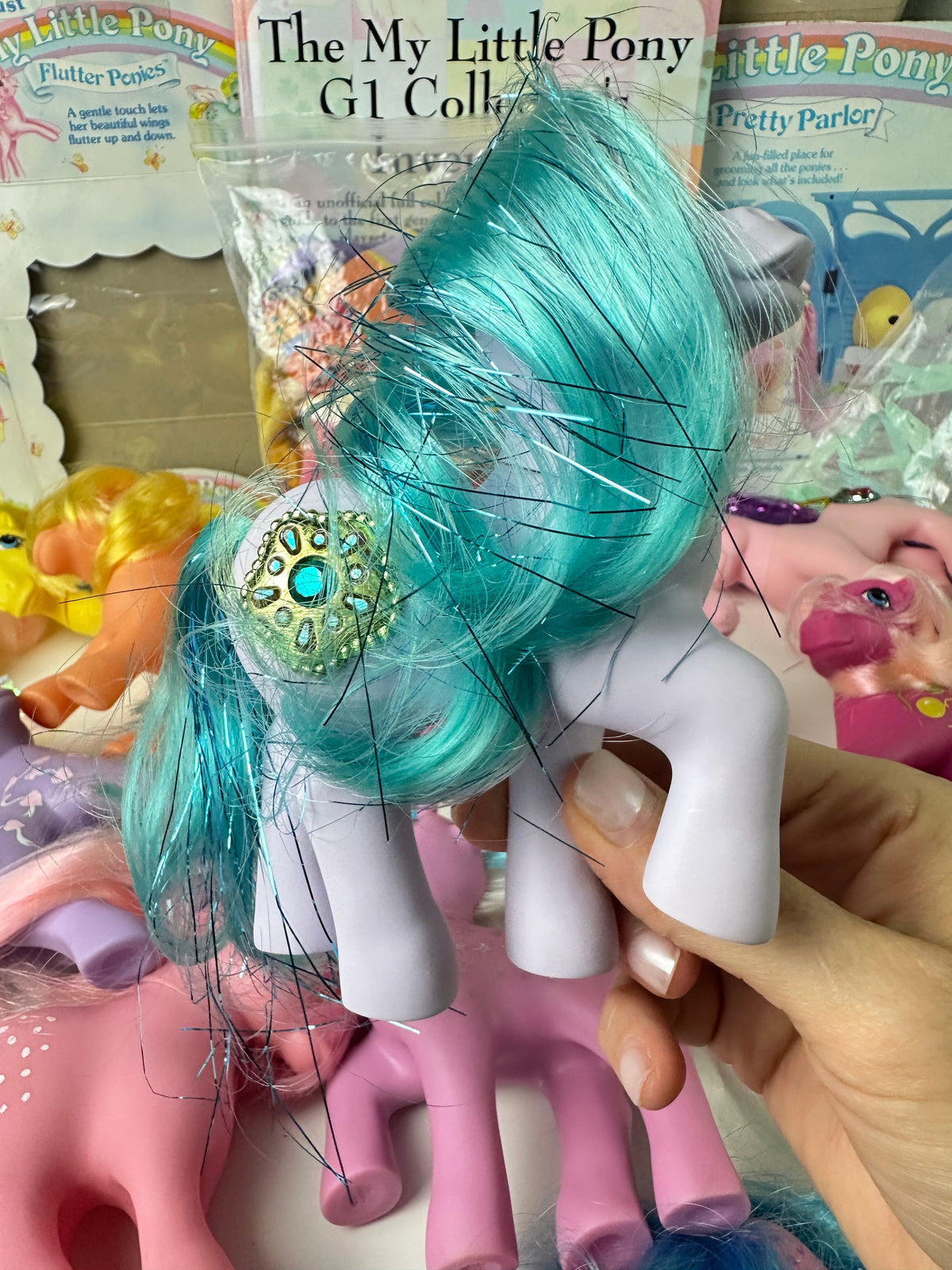 1980s G1 My Little Pony Lot with Accessories & Guide *Berry Vault*