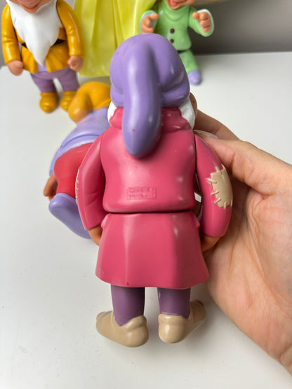 1990s Disney Snow White and Dwarves Dolls