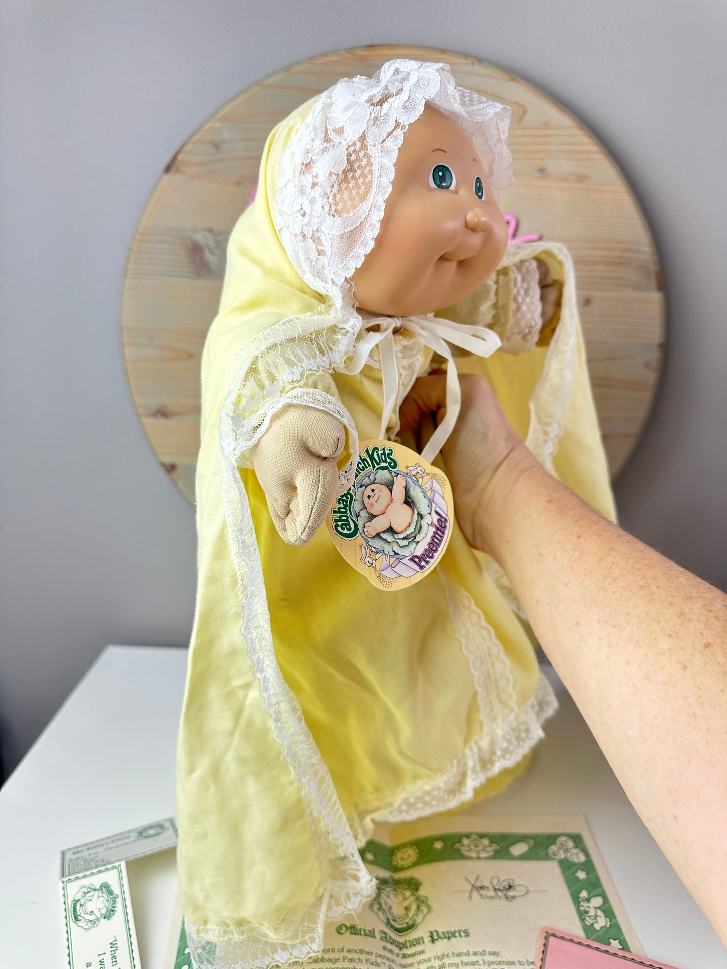 1980s Coleco Cabbage Patch Preemie Girl & Paperwork [Lolita Cornelia]