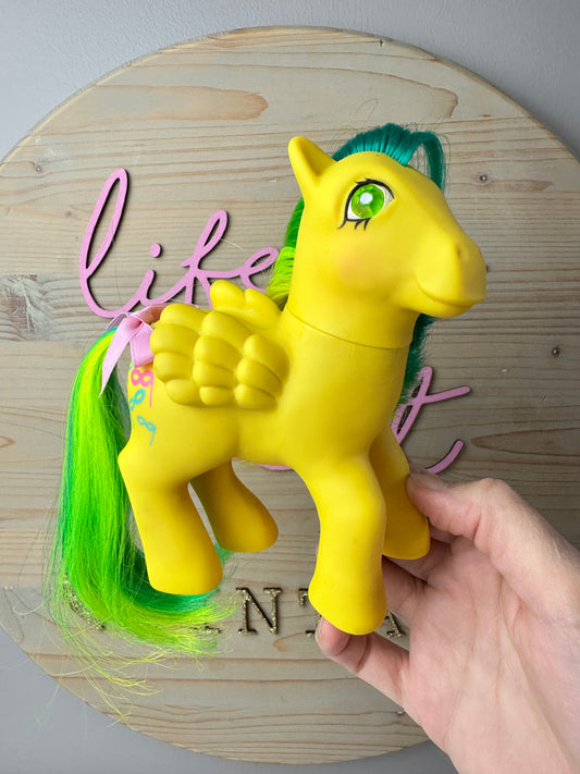 1980s Hasbro My Little Pony Twinkle Eye Masquerade with Ribbon