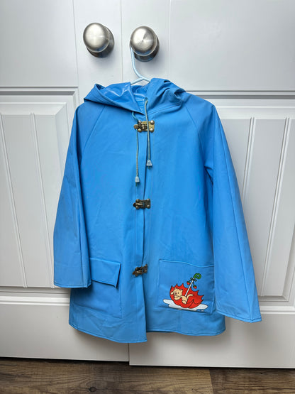 1980s Strawberry Shortcake Rain Jacket Slicker "Here Comes Sunshine" Size 6