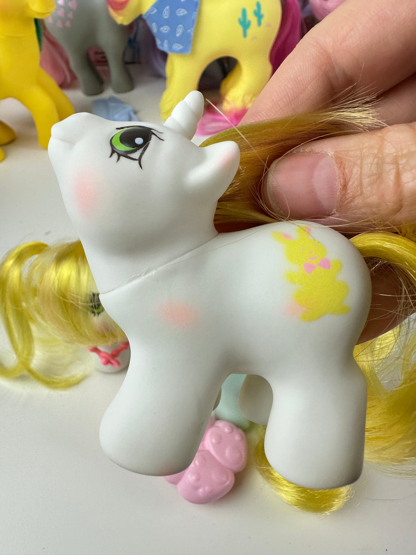1980s Hasbro My Little Pony Newborn Twins Ponies [FLAWED]