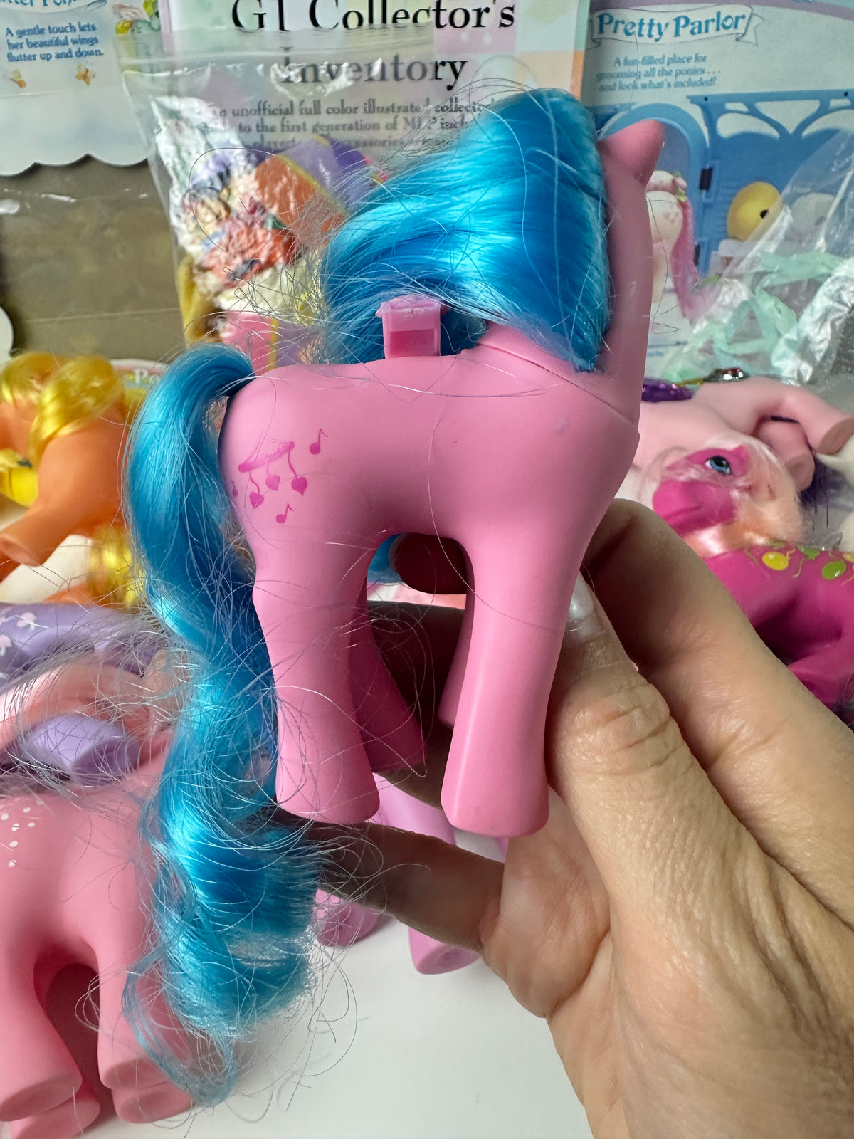 1980s G1 My Little Pony Lot with Accessories & Guide *Berry Vault*