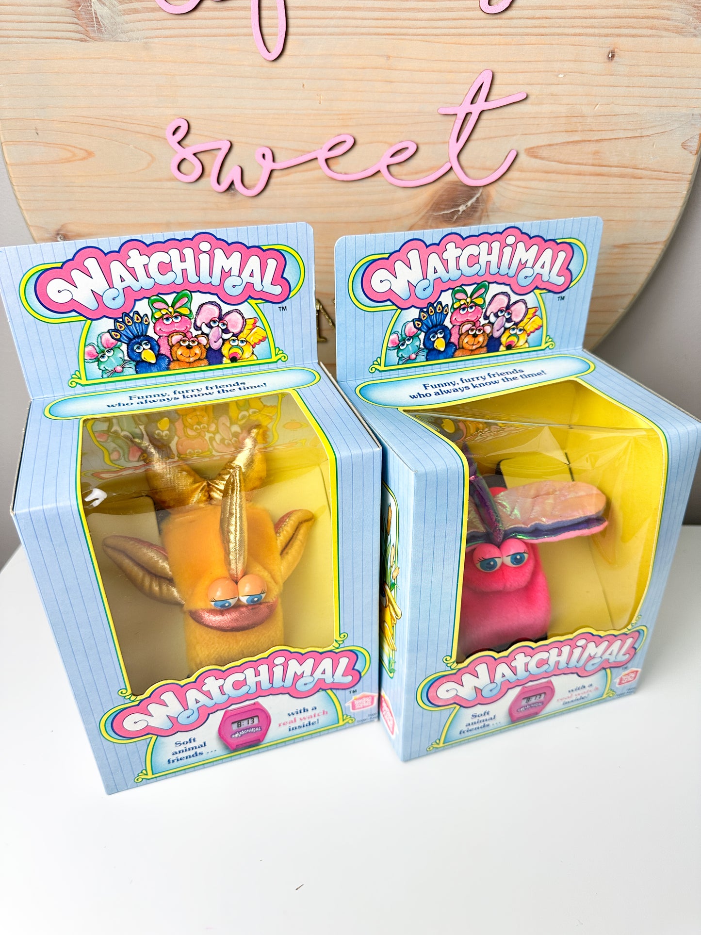 1980s Hasbro Softies Watchimals  NRFB MIB (Sold Separately)