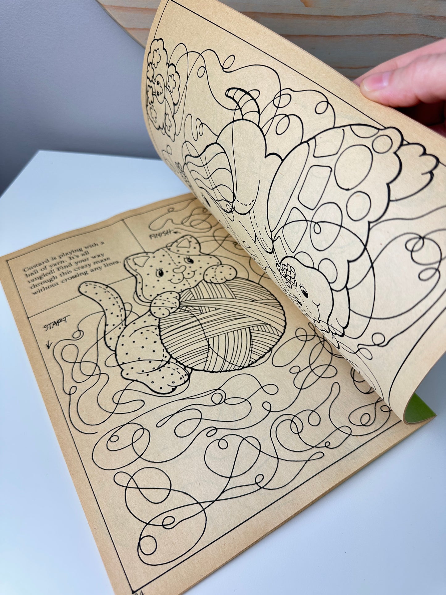 1982 Happy House AGC Strawberry Shortcake Book of Mazes Coloring & Activity Book