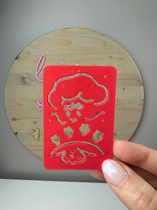 1980s Craftmaster Strawberry Shortcake Berry Busy Art Center Stencil Accessory #2