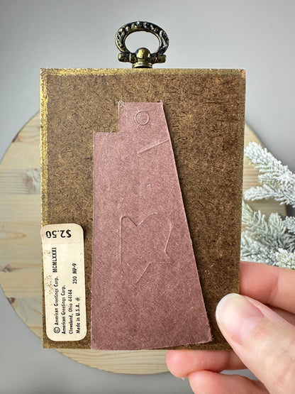 1980s AGC Strawberry Shortcake Small Decorative Picture