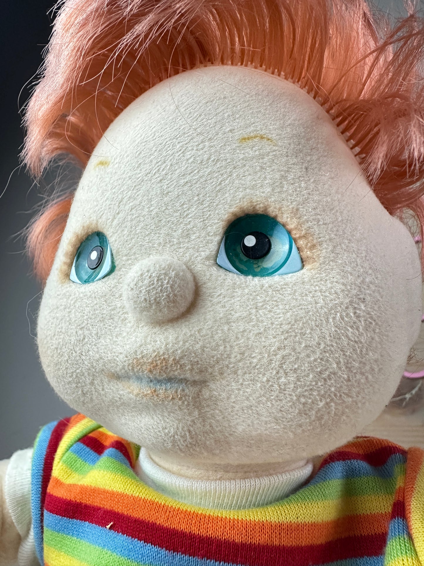 1980s Mattel My Child Doll Green Eyes Red Hair