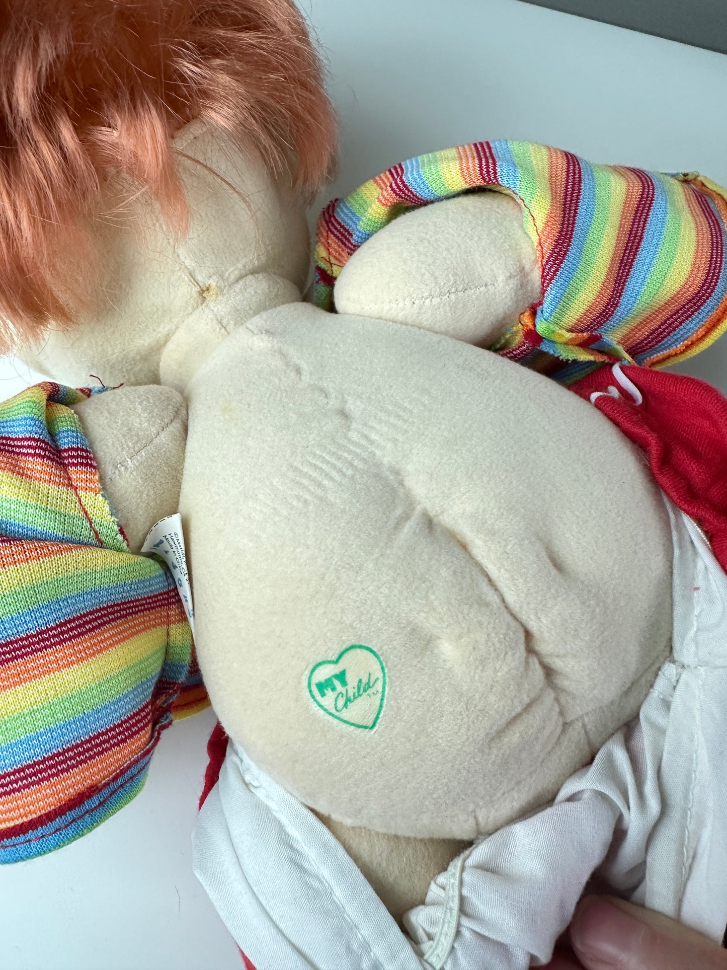 1980s Mattel My Child Doll Green Eyes Red Hair