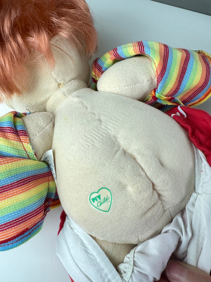 1980s Mattel My Child Doll Green Eyes Red Hair