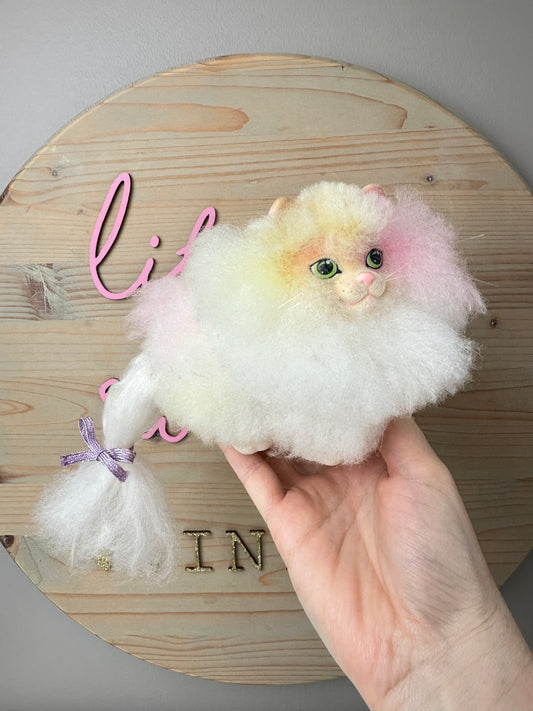 1989 Hasbro Sweetie Kittie with Ribbon