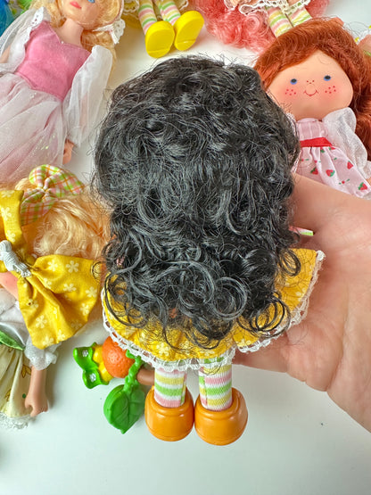 1985 Kenner Strawberry Shortcake COMPLETE Berrykin Doll Collection *Berry Vault*