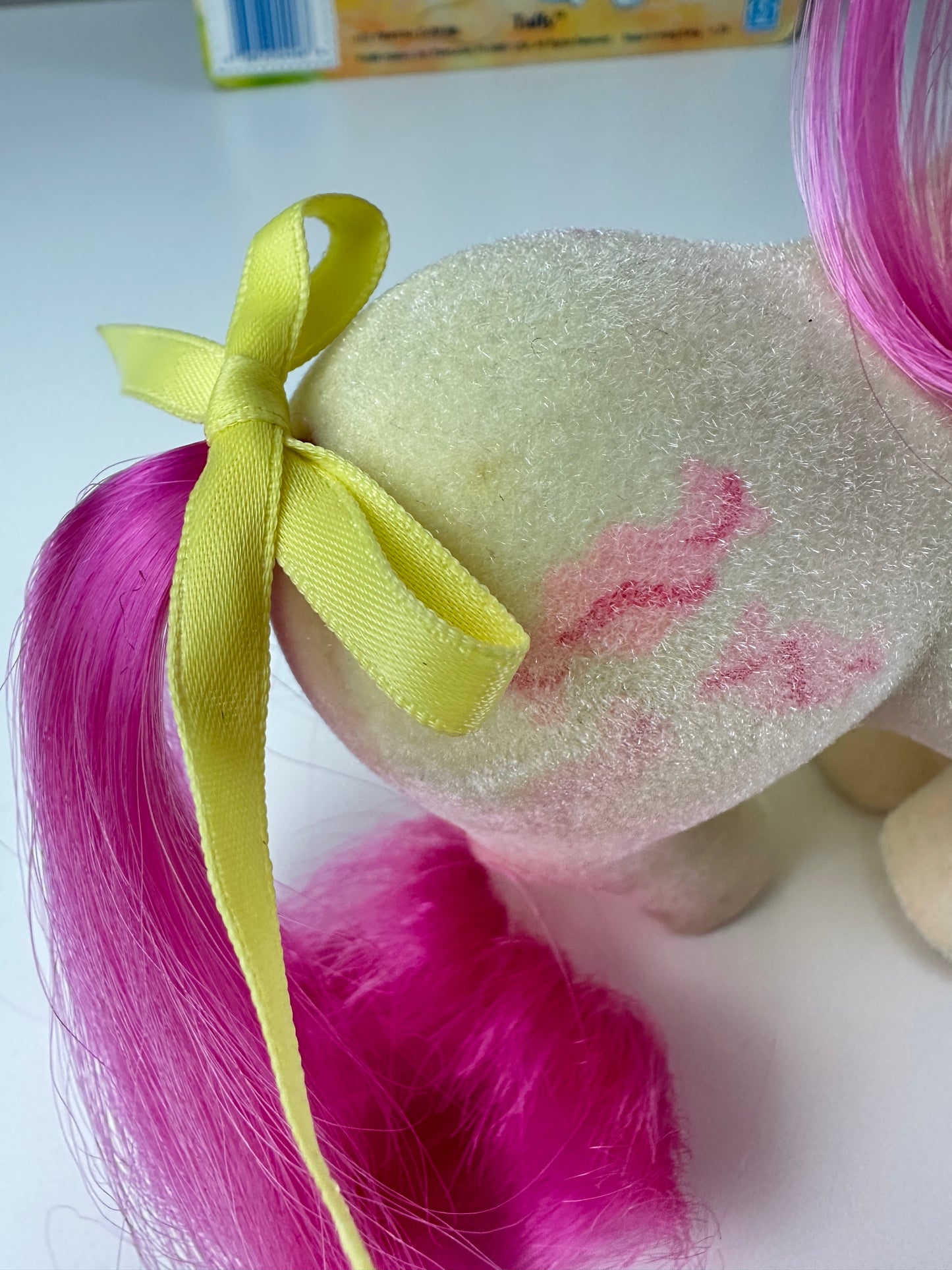 1980s Hasbro My Little Pony So Soft Taffy with Accessories + Back Card