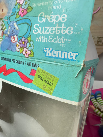 1982 Kenner Strawberry Shortcake Crepe Suzette with Eclair Doll