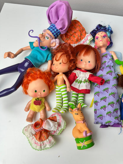 1980s Kenner Strawberry Shortcake Doll Lot
