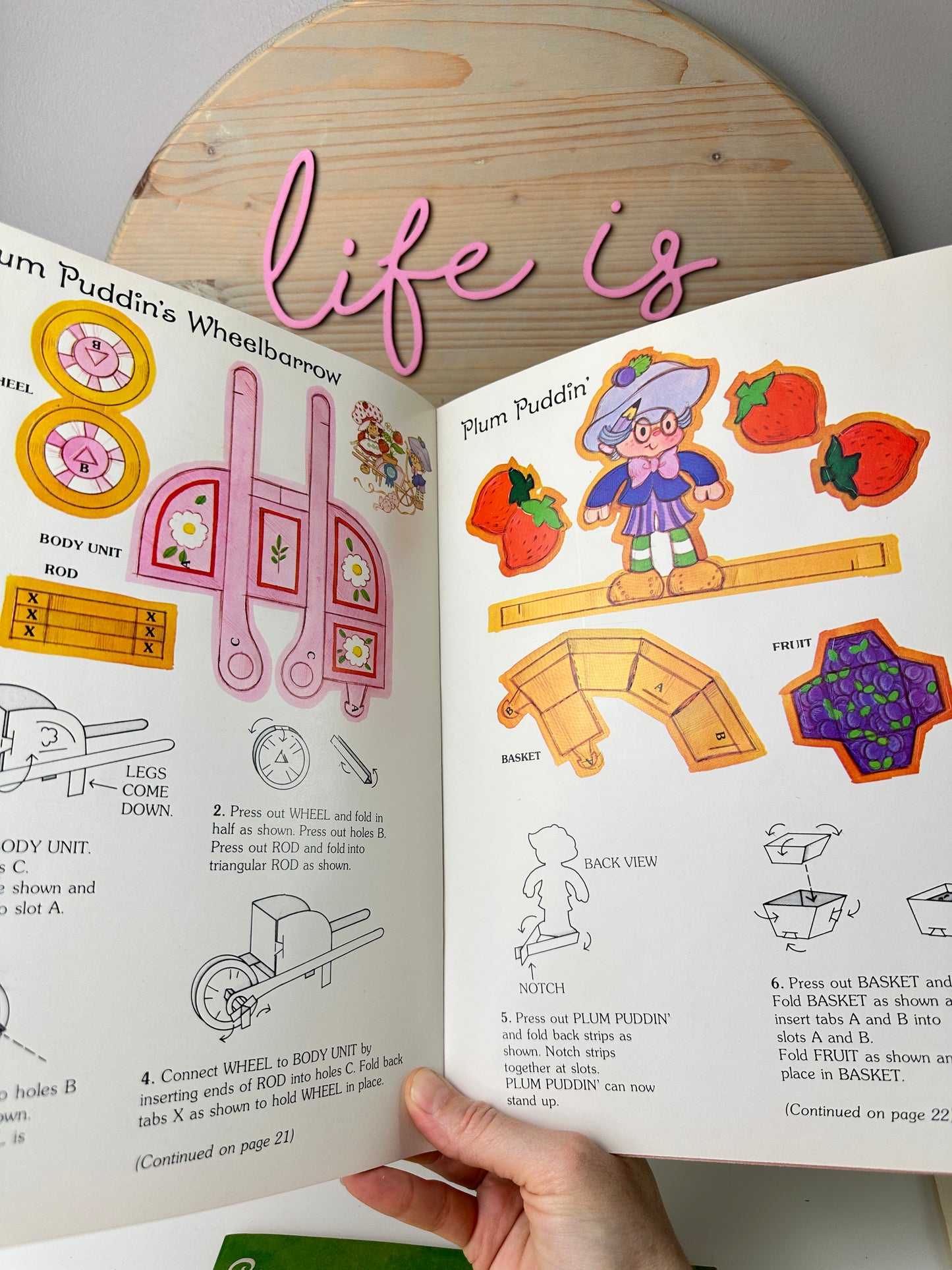 1980 Random House AGC Strawberry Shortcake Toy Book [Unused]