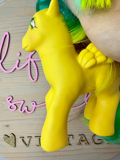 1980s Hasbro My Little Pony Twinkle Eye Masquerade with Ribbon