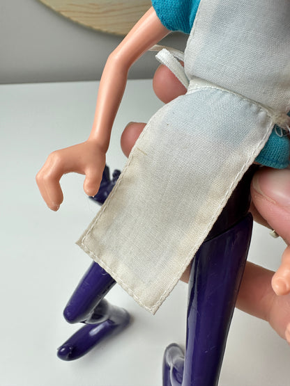 1981 Kenner Strawberry Shortcake Purple Pieman with Berry Bird Villain Doll