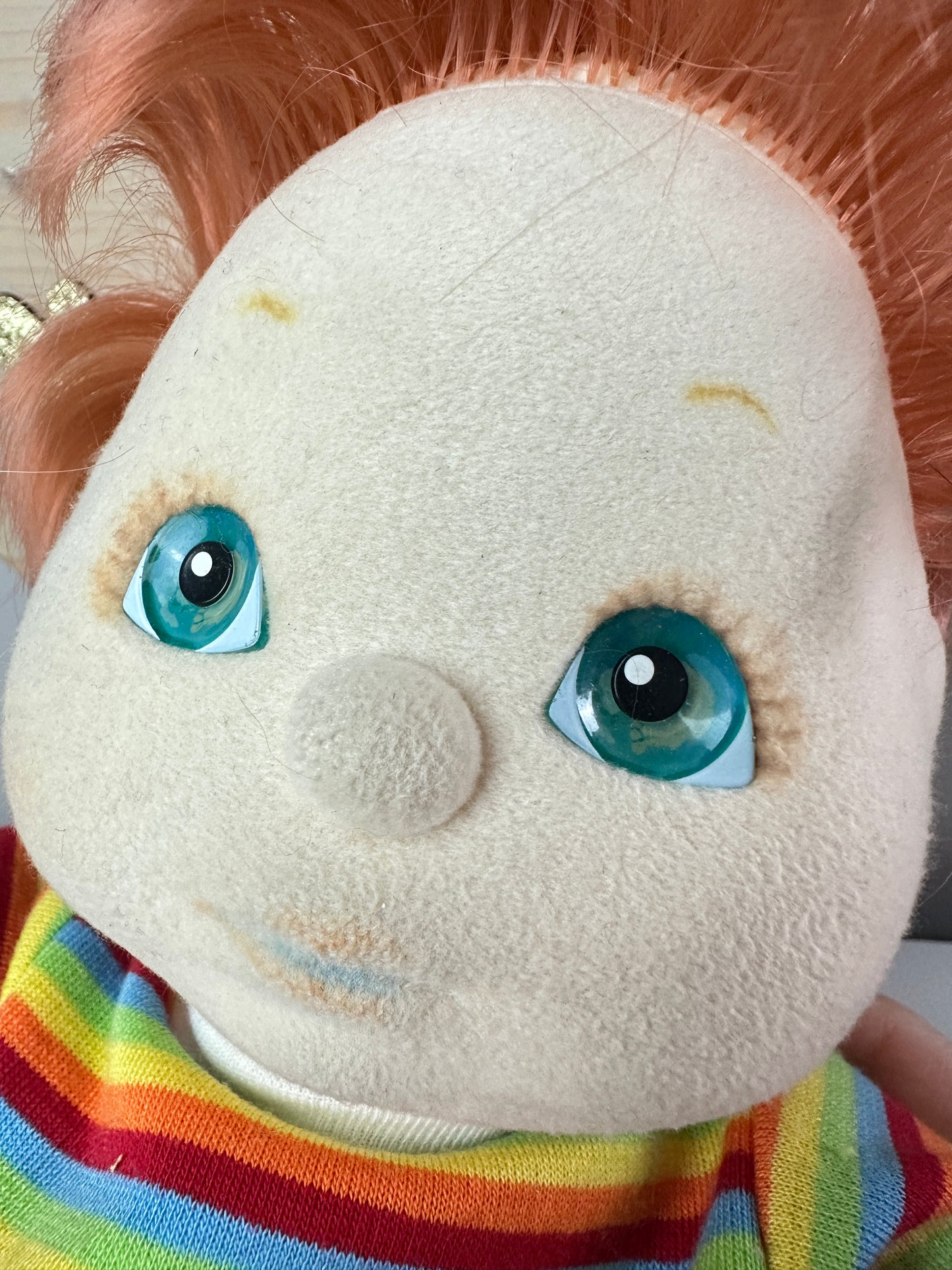 1980s Mattel My Child Doll Green Eyes Red Hair