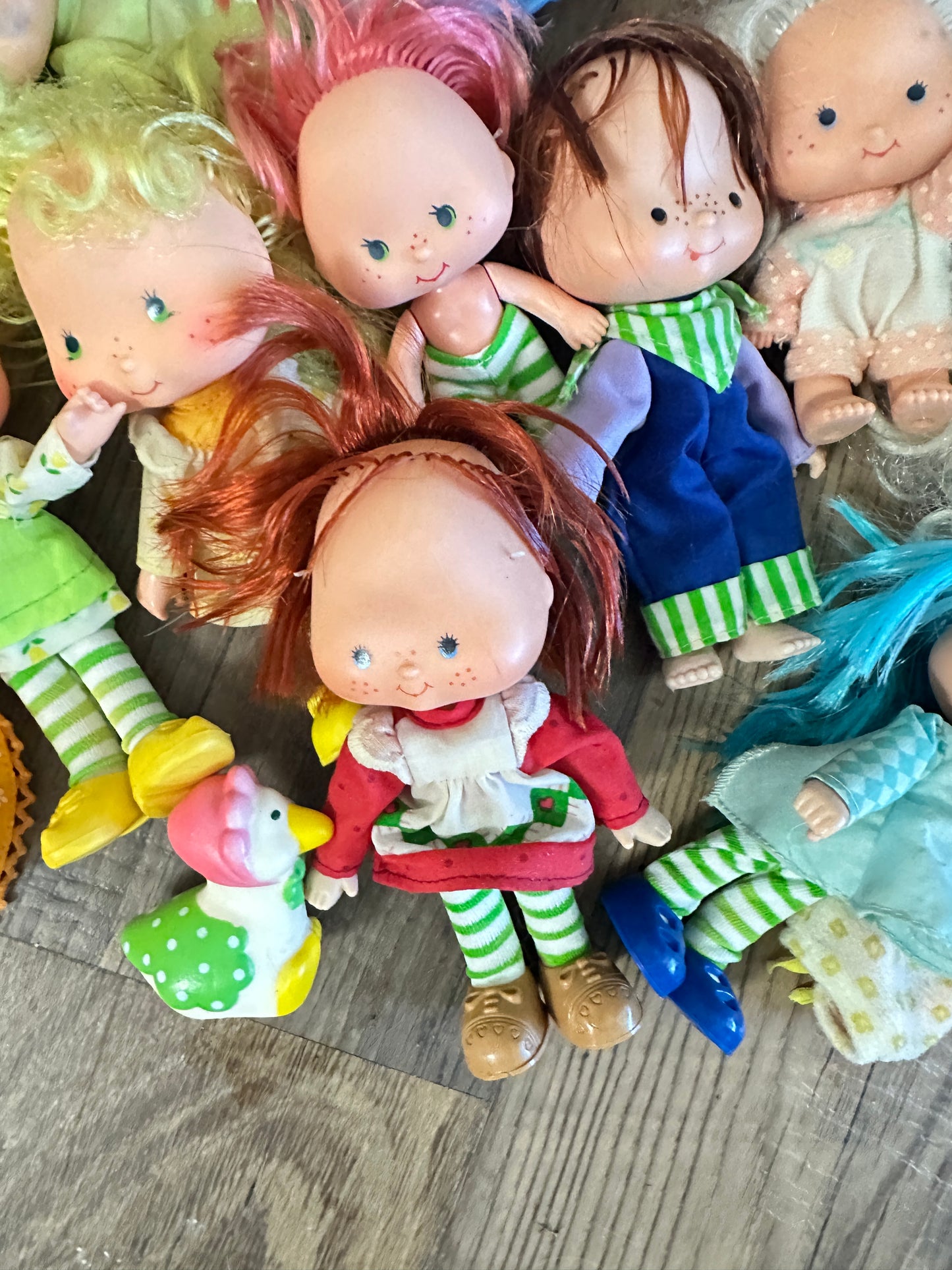 1980s Kenner Strawberry Shortcake Damaged Doll Lot
