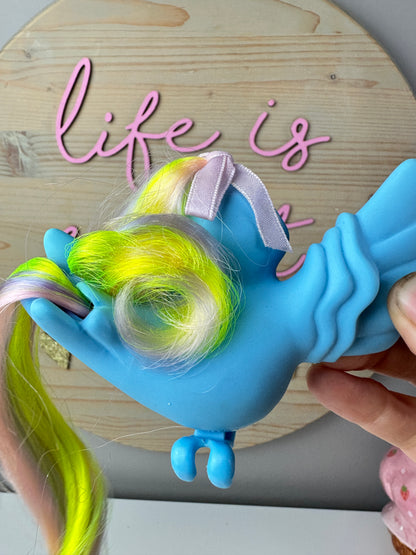 1987 Hasbro Fairy Tails Fuzzy Tummies Bouncy Tails