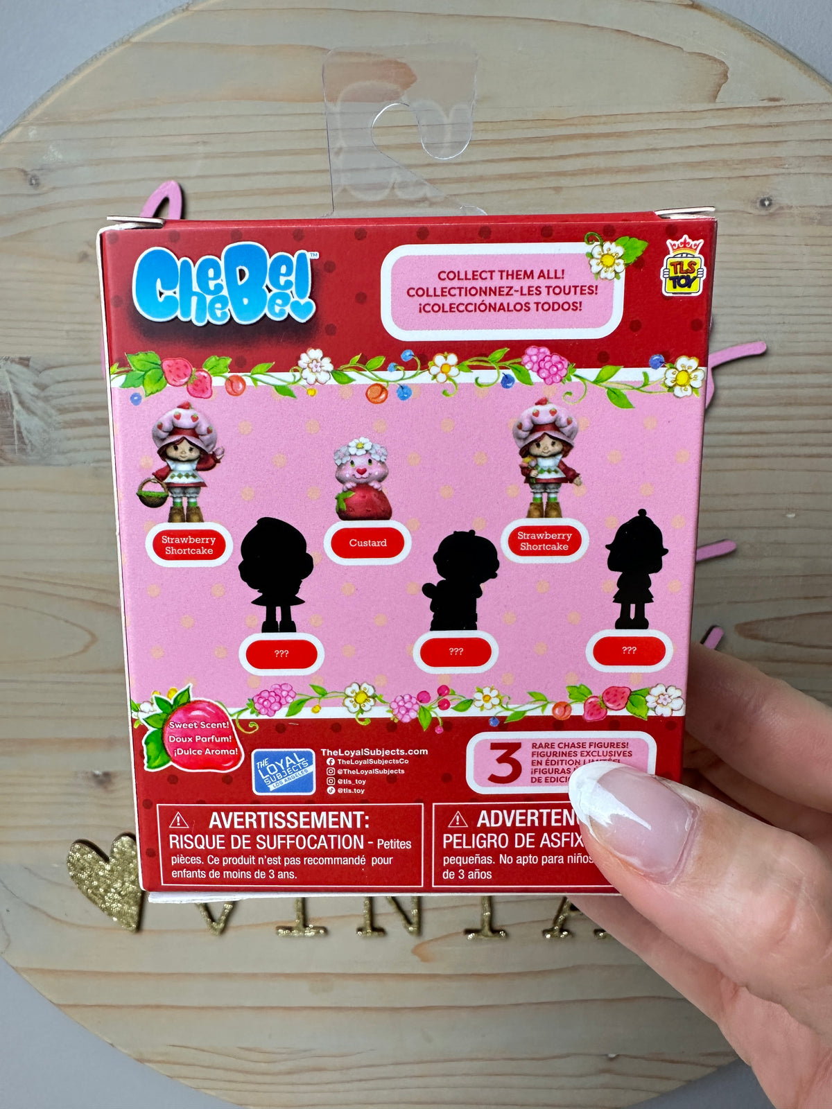 2025 TLS Cheebee Strawberry Shortcake Custard Spring Miniature MIB