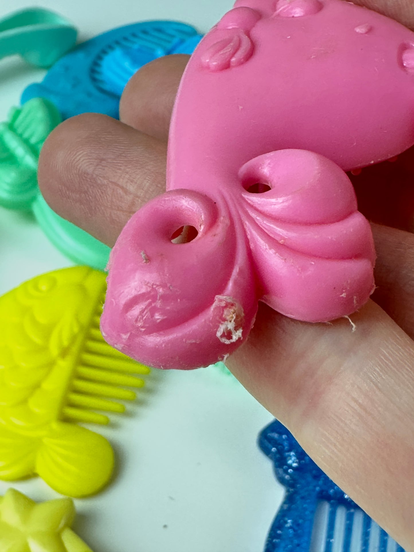 1980s Hasbro My Little Pony G1 Comb & Brush Lot