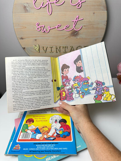 1980s Cartoon Books - Popples, My Little Pony, Poochie, & More (Missing Records & Tapes)