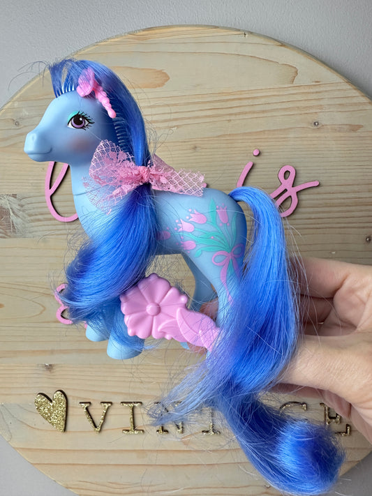 1980s Hasbro My Little Pony Sweetheart Sister Flowerburst with Accessories