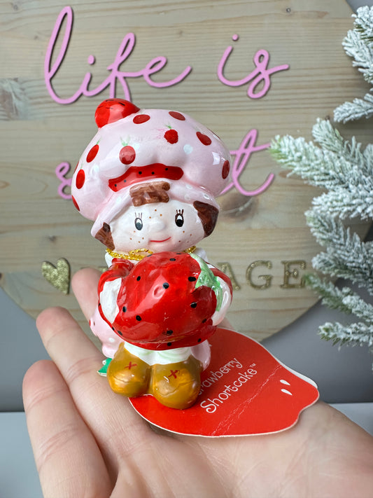 1980s Strawberry Shortcake Designer's Collection Porcelain Figurine with Tag
