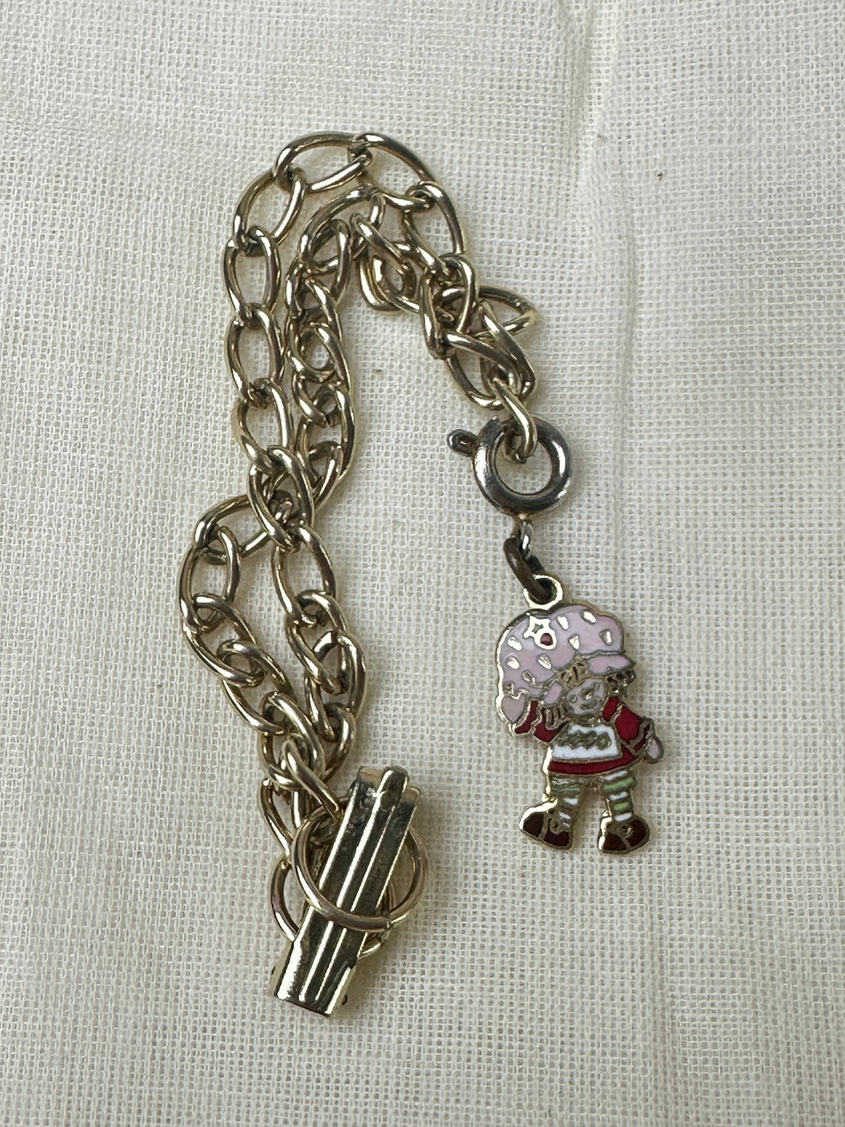 1980s Kenner Strawberry Shortcake Mail-In Promotional Charm Bracelet [SSC Waving] #3