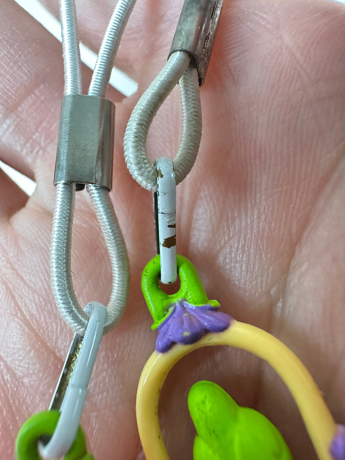 1980s Hasbro Charmkins Poppy & Crocus with Elastics