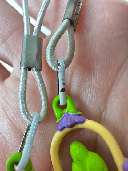 1980s Hasbro Charmkins Poppy & Crocus with Elastics