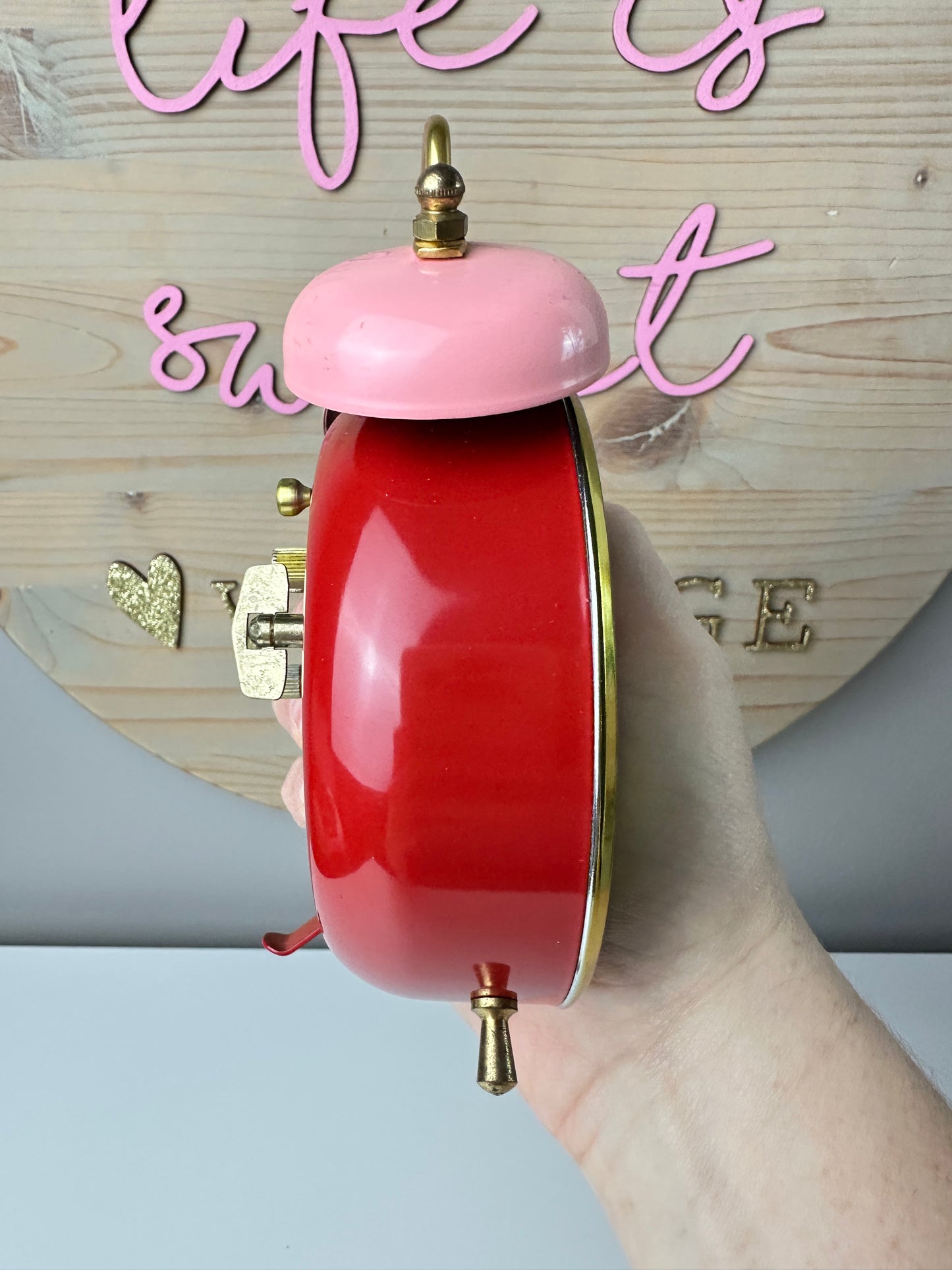 1984 Bradley Time Strawberry Shortcake and Custard Alarm Clock [Not Working]