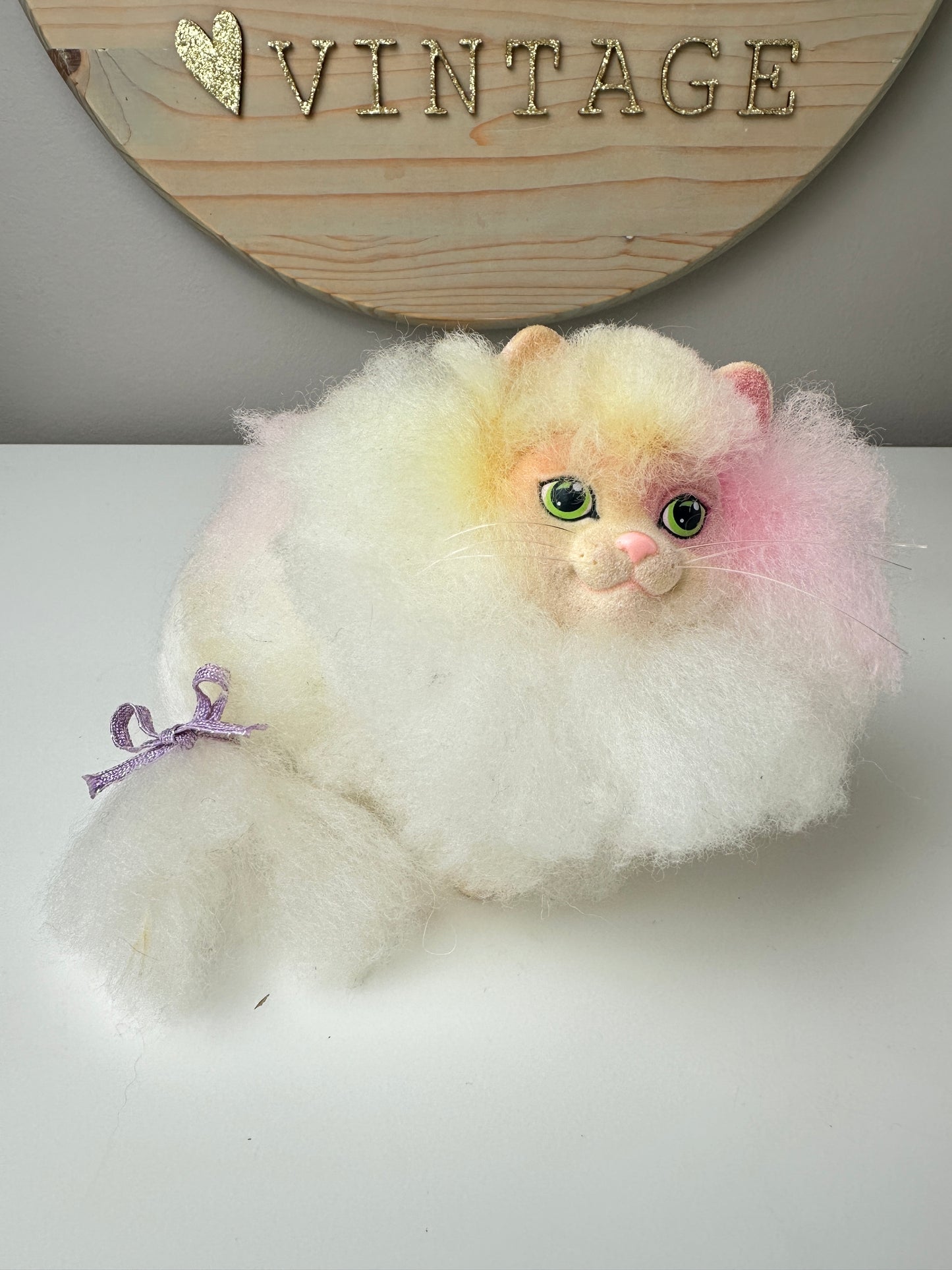1989 Hasbro Sweetie Kittie with Ribbon