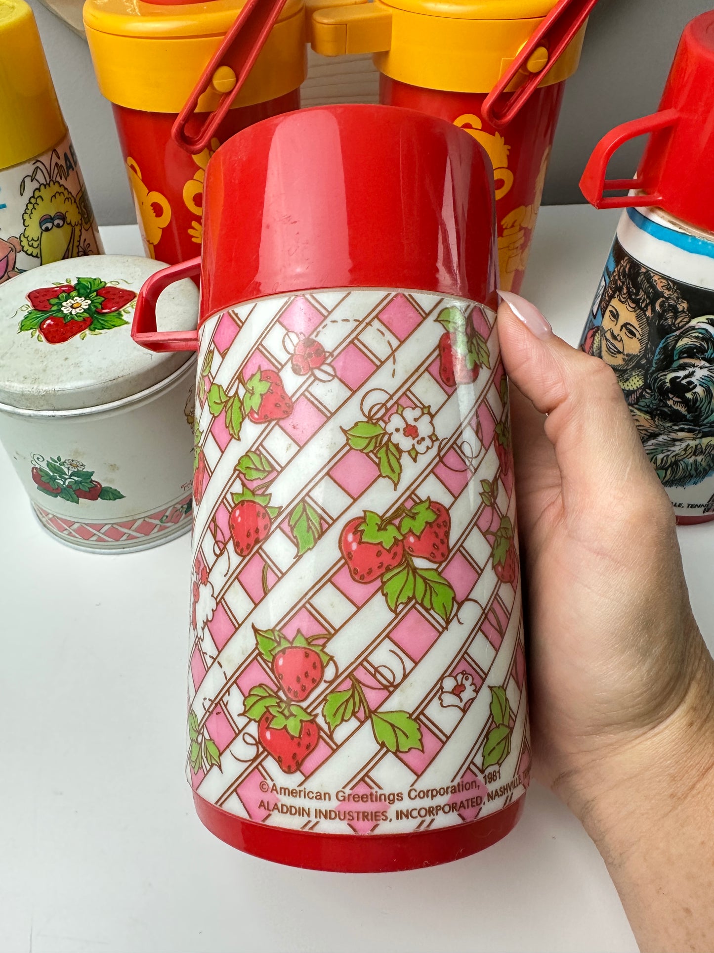 1980s Aladdin & Bambola Thermos Drink Dispenser Lot