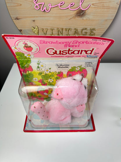 1980 Kenner Strawberry Shortcake Custard Plush MIB NRFB