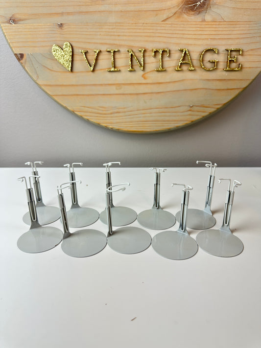 Vintage Kaiser Doll Stands (Lot of 10) 1001