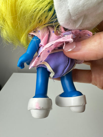 1983 Applause Smurfs Smurfette Dress 'n Style Doll with Comb