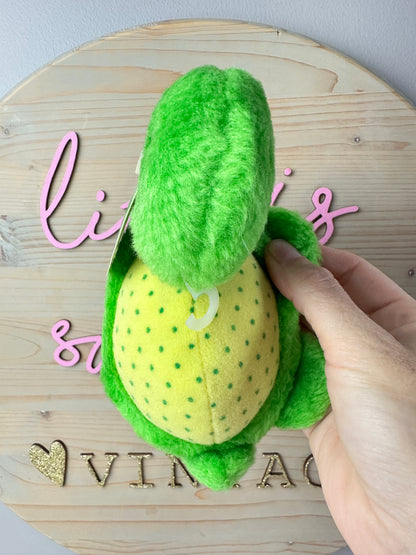 1982 Kenner Strawberry Shortcake Tea Time Turtle Plush with Tag *Berry Vault*