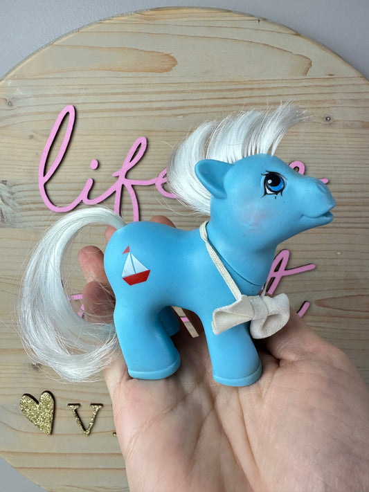 1980s Hasbro My Little Pony Clipper with Bowtie [Mail Order]