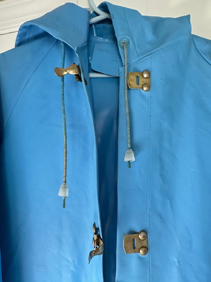 1980s Strawberry Shortcake Rain Jacket Slicker "Here Comes Sunshine" Size 6
